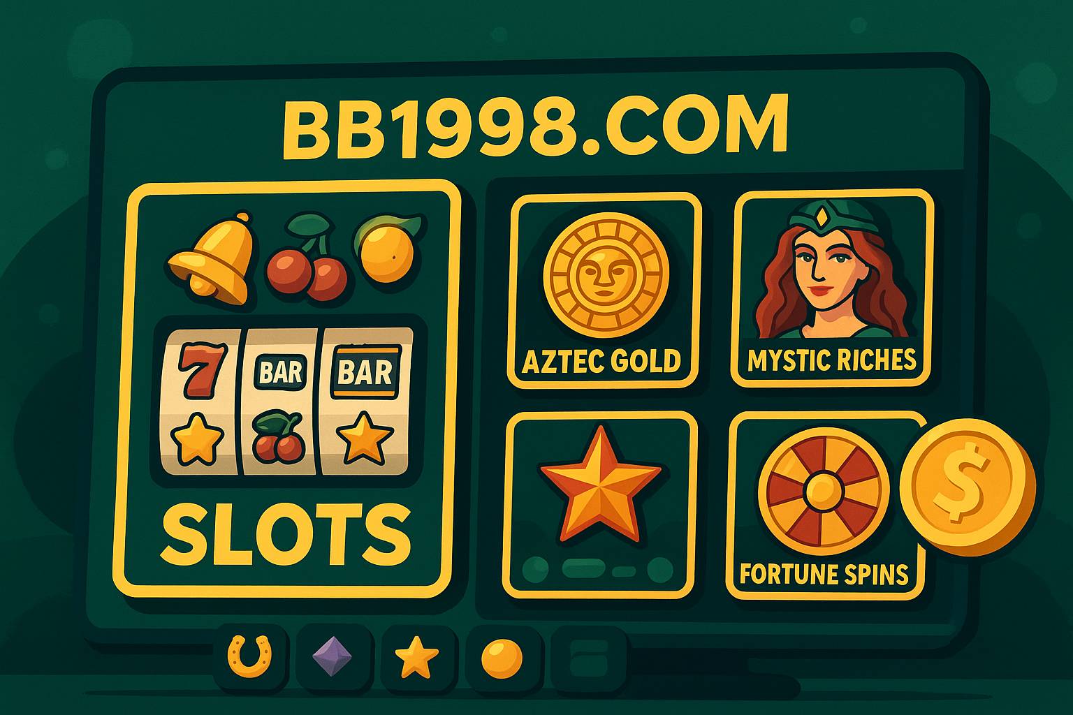 Explore o mundo das slot machines no BB1998.COM Casino